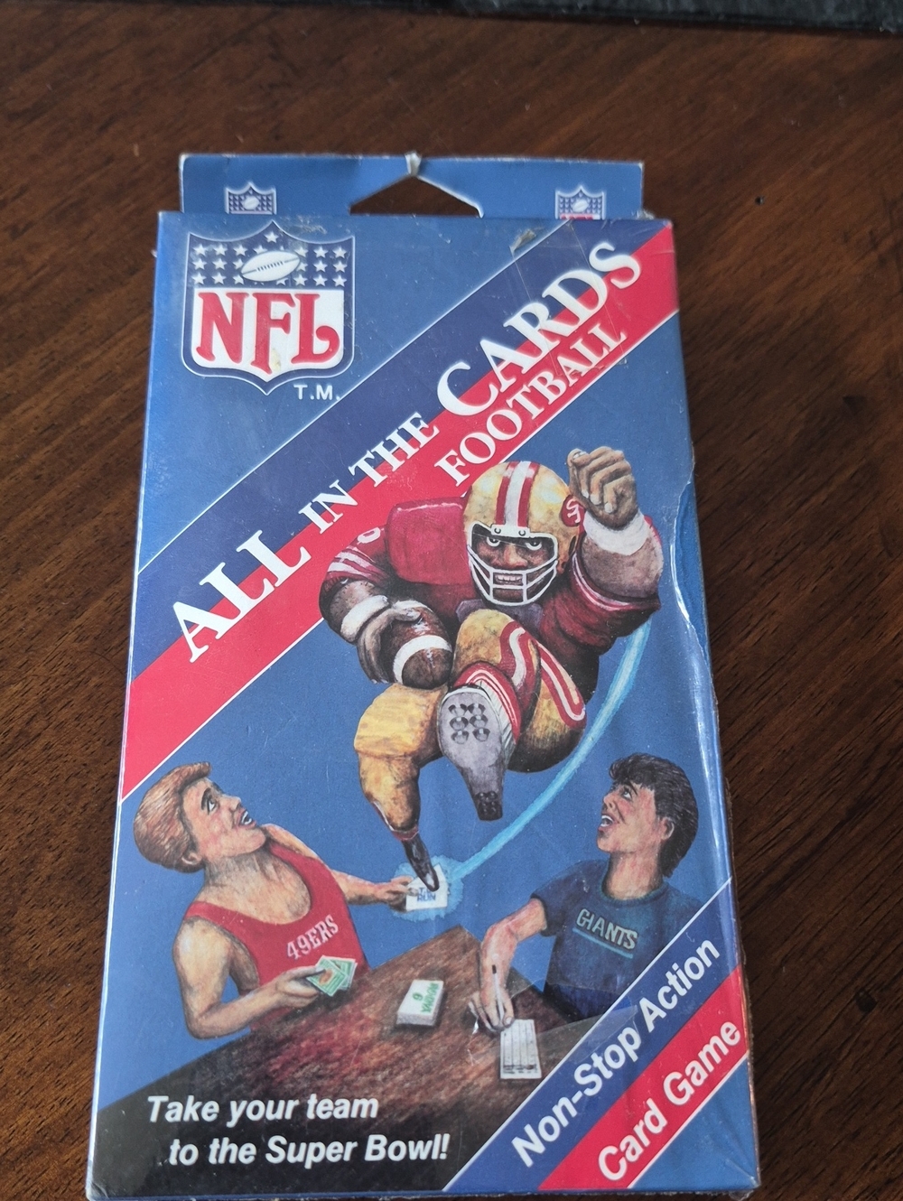 NFL All In The Cards Football Game - New Vintage In Plastic